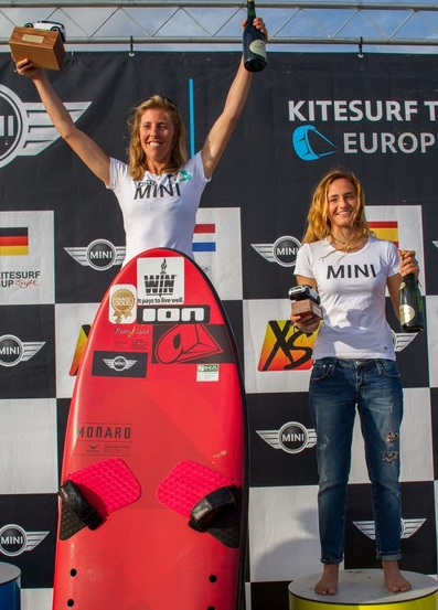 Kitesurf Tour Europe 2013 - podium Course Racing Women, niestety bez Agnieszki